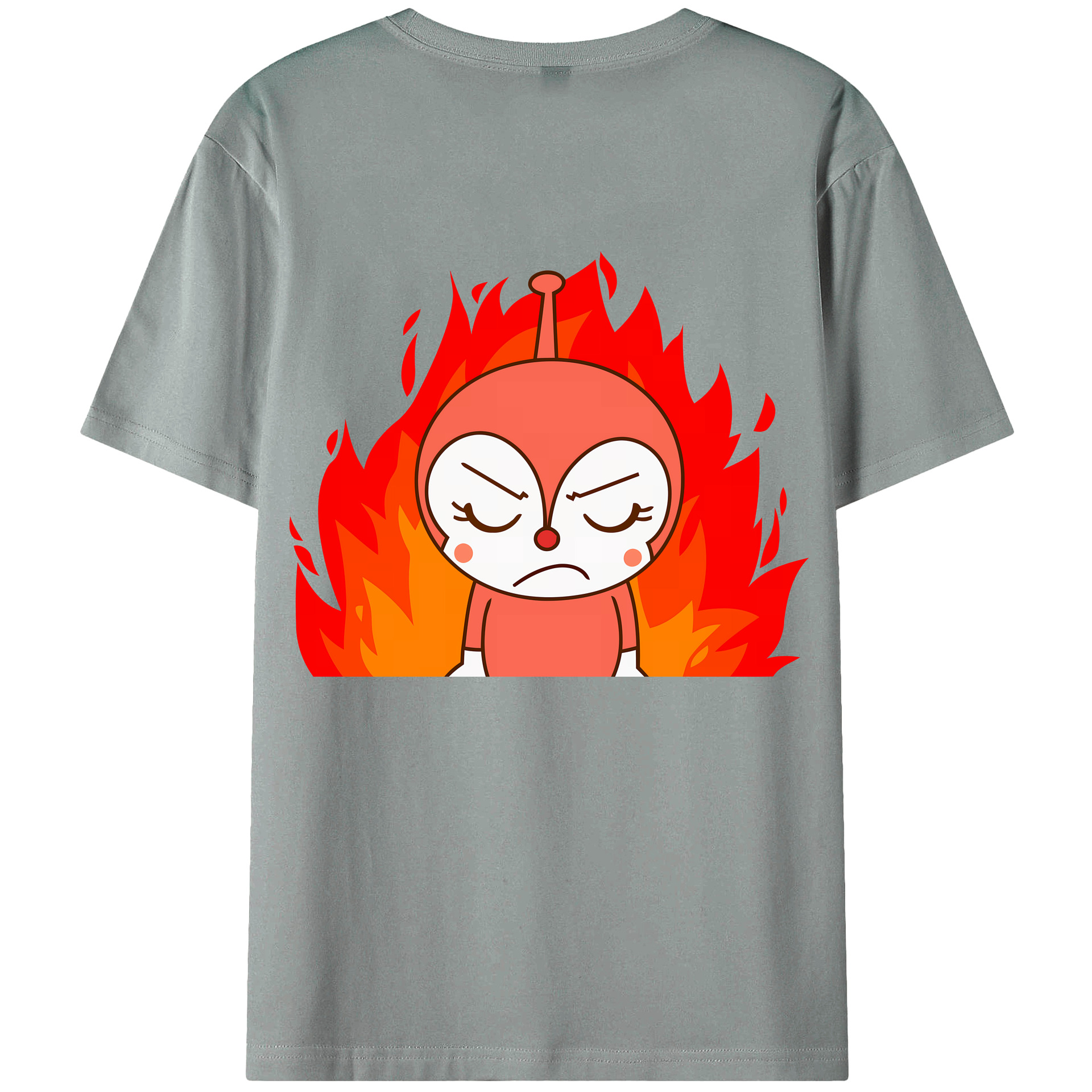 （画像用） アンパンマン Anpanman 綿100％ メンズ半袖Tシャツ（バックプリント） 通気性